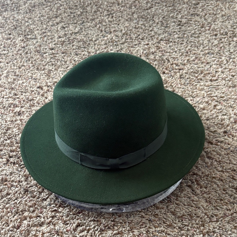 San Diego Hat Company Dark Green Fedora
